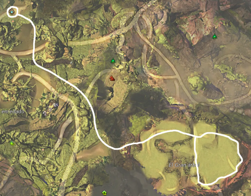 Tangled Depths Garden Location