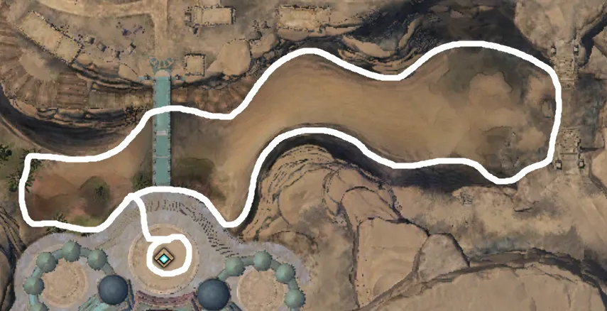 Crystal Oasis Garden Location