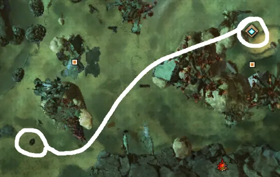 Malchor's Leap Garden Location